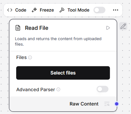 Read File component